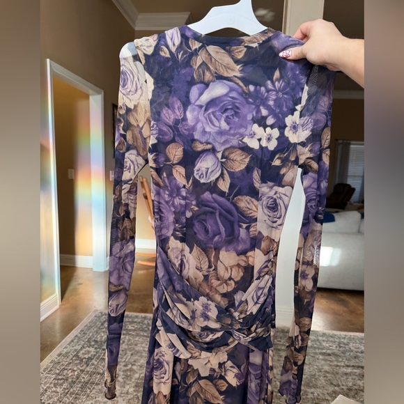 Free people purple floral maxi dress - Picture 4 of 4